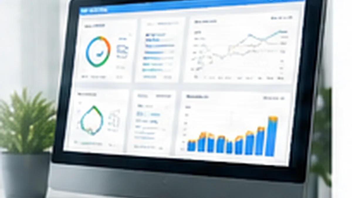 Software de gestão e indicadores operacionais